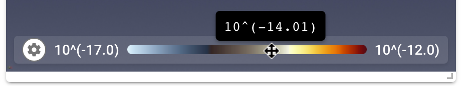 colorbar hover over