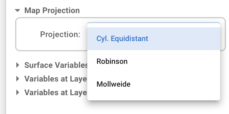 variable selection sections