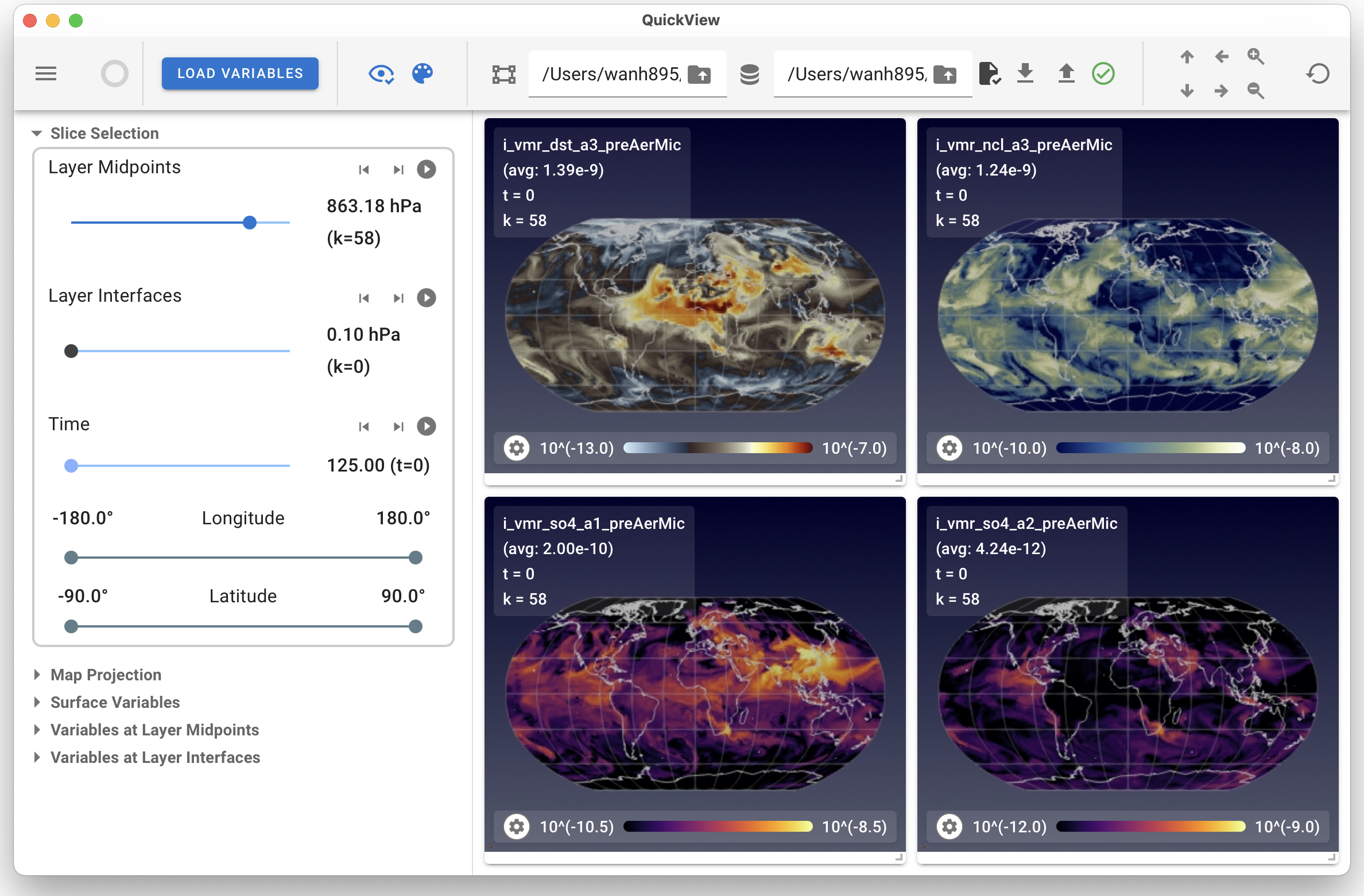 EAM QuickView screenshot